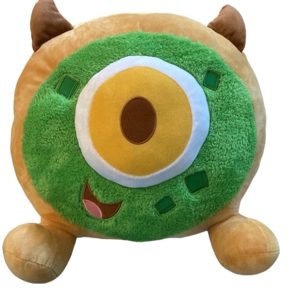 Disney Munchlings Mike Wazowski Avocado Breakfast Bagel Monsters Inc 12”
